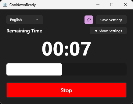 CooldownReady Windows screenshot
