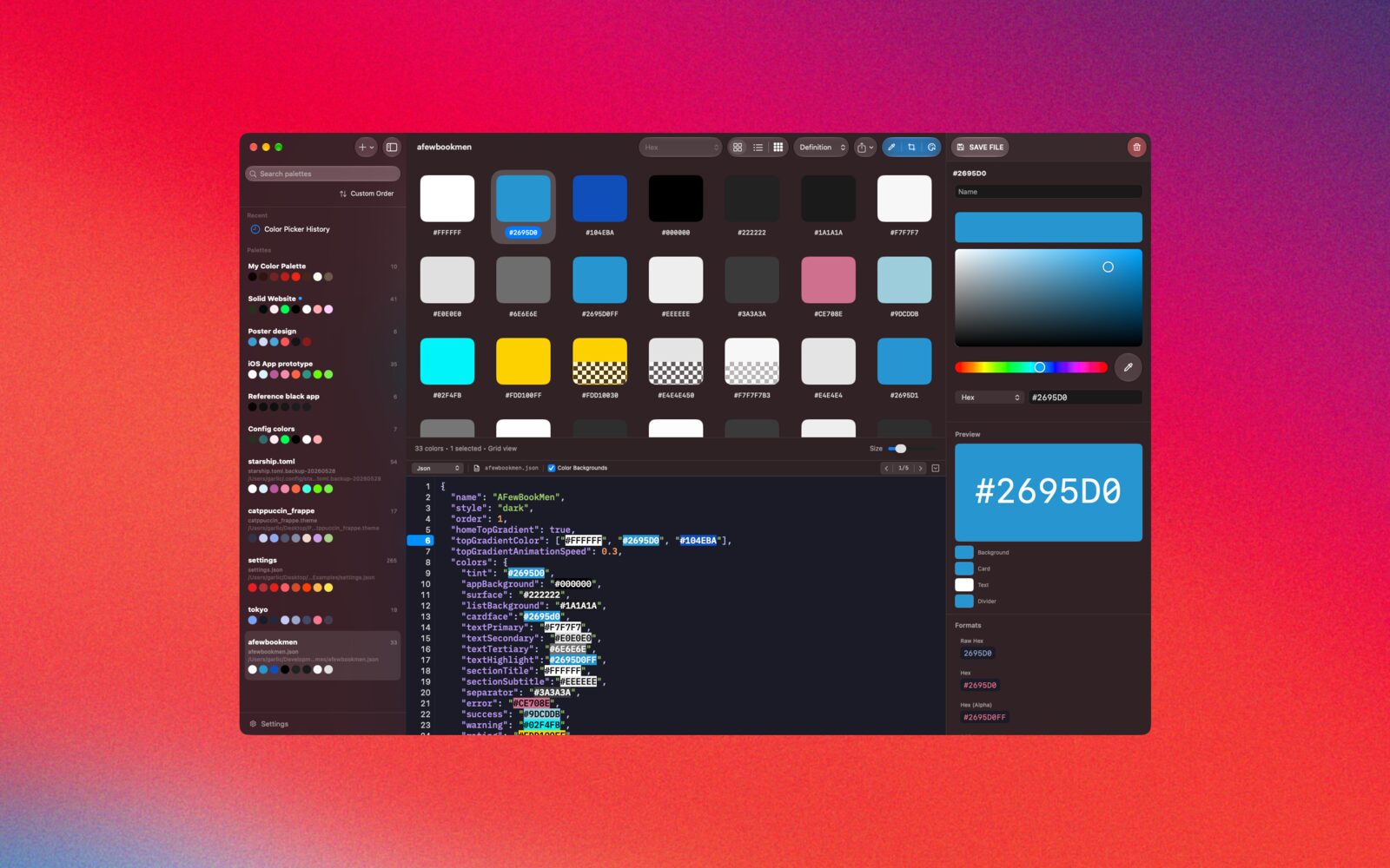 Prismy macOS screenshot