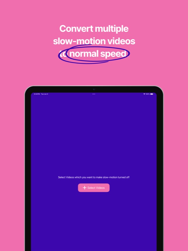 Slo-mo Remover iPad screenshot