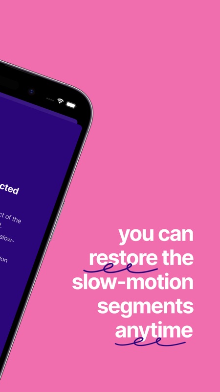 Slo-mo Remover iPhone screenshot