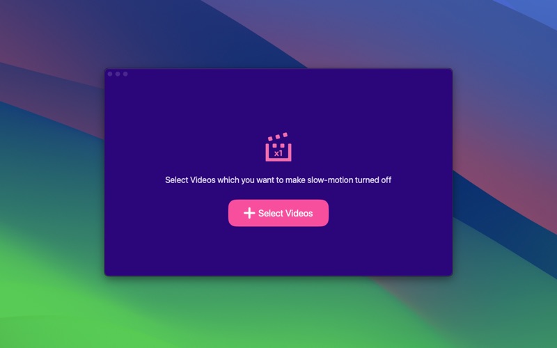 Slo-mo Remover macOS screenshot