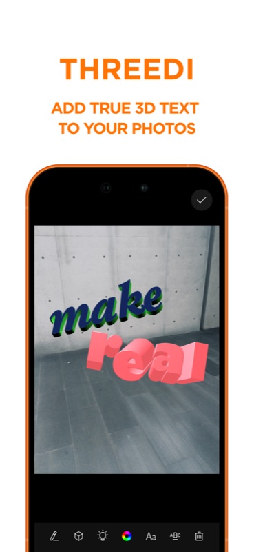 Threedi iPhone screenshot