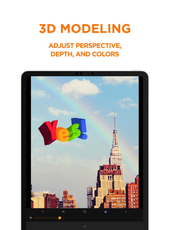 Threedi iPad screenshot
